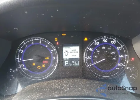 2012 Infiniti Ex35 Journey z USA, uszkodzony, nr VIN JN1AJ0HR9CM450721